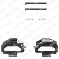 Купить LX0150 DELPHI Ремкомплект тормозных колодок Berlingo 2.0 HDi