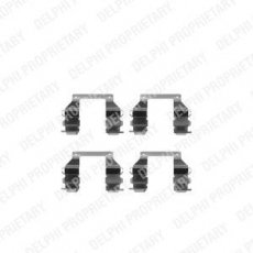 Купить LX0200 DELPHI Ремкомплект тормозных колодок L300 (1.6, 2.0, 2.4, 2.5)