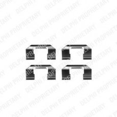 Купити LX0232 DELPHI Ремкомплект гальмівних колодок