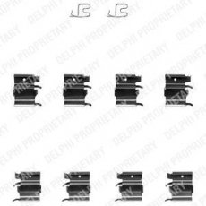 Купить LX0366 DELPHI Ремкомплект тормозных колодок РХ-8 2.6 Wankel