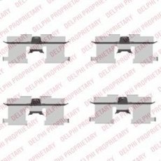 Купить LX0407 DELPHI Ремкомплект тормозных колодок Aveo (1.5, 1.6)