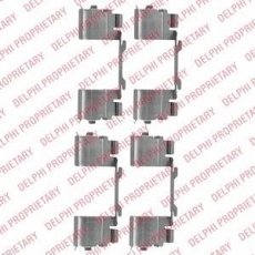 Купить LX0479 DELPHI Ремкомплект тормозных колодок Boxer (2.0, 2.2, 3.0)
