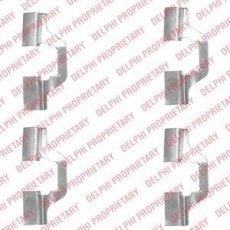 Купить LX0492 DELPHI Ремкомплект тормозных колодок Megane 2 (1.4, 1.5, 1.6, 1.9, 2.0)