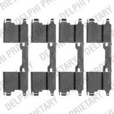 Купити LX0502 DELPHI Ремкомплект гальмівних колодок Крафтер (35, 50) (2.0 TDI, 2.0 TDI 4motion, 2.5 TDI)