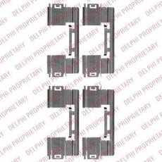Купити LX0551 DELPHI Ремкомплект гальмівних колодок Зафіра С (1.4, 1.6, 1.8, 2.0)