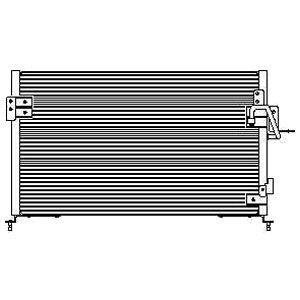 Купить TSP0225443 DELPHI Радиатор кондиционера