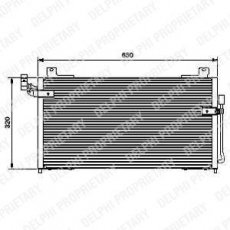 Купить TSP0225427 DELPHI Радиатор кондиционера Мазда 323 БJ (1.3, 1.5, 1.8, 2.0)
