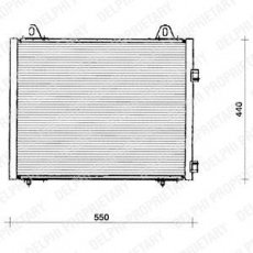 Радиатор кондиционера TSP0225222 DELPHI фото 1