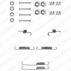Купить LY1116 DELPHI Ремкомплект тормозных колодок Fiesta (3, 4)