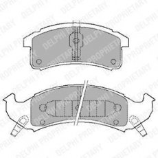 Купить LP897 DELPHI Тормозные колодки передние Camaro (3.4, 3.8, 5.7) 