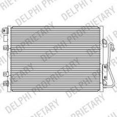 Купити TSP0225620 DELPHI Радіатор кондиціонера Кенго 1 (1.9 dCi, 1.9 dTi)