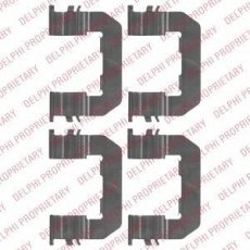 Купити LX0514 DELPHI Ремкомплект гальмівних колодок Соренто (2.0, 2.2, 2.4, 3.5)