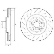 Купить BG9192C DELPHI Тормозные диски CL-Class CLS (3.0, 3.5)