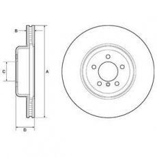 Купить BG9158C DELPHI Тормозные диски 4 серия (Ф32, Ф33, Ф36) (2.0, 3.0)