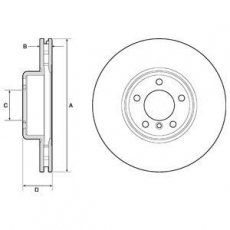 Купити BG9157C DELPHI Гальмівні диски 4-series (F32, F33, F36) (1.5, 2.0, 3.0)