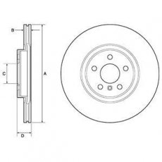Купить BG4780C DELPHI Тормозные диски 2-series (F45, F46) (1.5, 2.0)