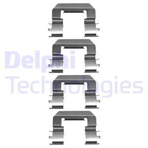Купить LX0667 DELPHI Ремкомплект тормозных колодок Киа Сид (1.0, 1.4, 1.6)