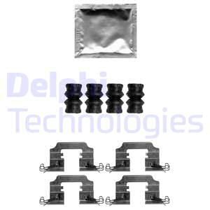 Купить LX0650 DELPHI Ремкомплект тормозных колодок Megane 4 (1.6 TCe 205, 1.6 dCi 165)
