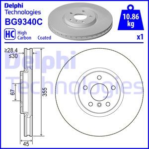 Купить BG9340C DELPHI Тормозные диски