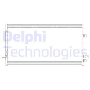 Радиатор кондиционера CF20382 DELPHI фото 1