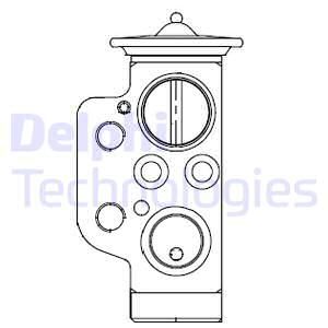 Купити CB1009V DELPHI Клапан кондиціонера Туарег (3.0, 3.6, 4.1, 4.2)