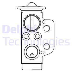 Купити CB1022V DELPHI Клапан кондиціонера Транспортер (Т5, Т6) (1.9, 2.0, 2.5, 3.2)