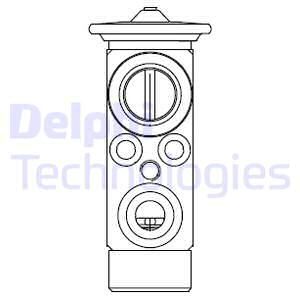 Купить CB1021V DELPHI Клапан кондиционера