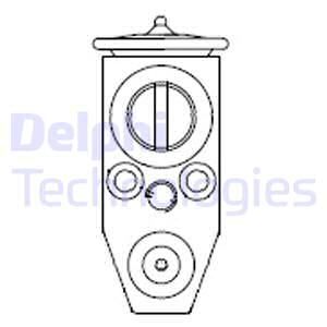 Купити CB1016V DELPHI Клапан кондиціонера
