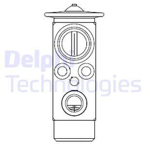 Купити CB1024V DELPHI Клапан кондиціонера