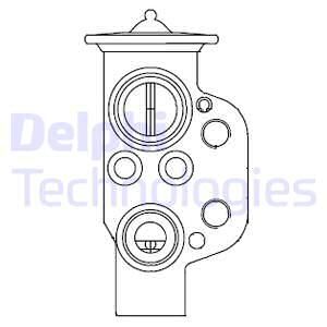 Купити CB1004V DELPHI Клапан кондиціонера Audi Q3 (1.4, 2.0, 2.5)