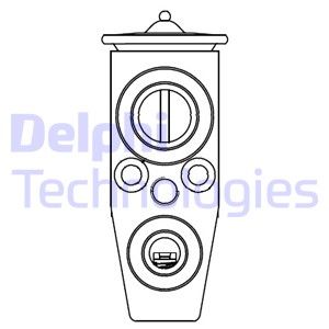 Купить CB1007V DELPHI Клапан кондиционера Мокка (1.4, 1.6, 1.7, 1.8)