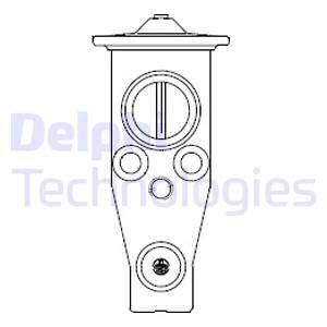 Купити CB1017V DELPHI Клапан кондиціонера Mazda