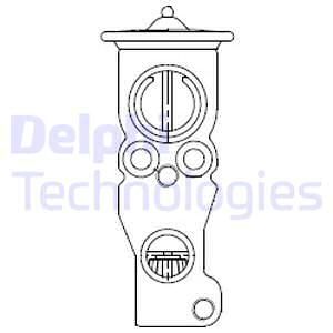 Купить CB1018V DELPHI Клапан кондиционера Пежо 308 (1.2, 1.6, 2.0)