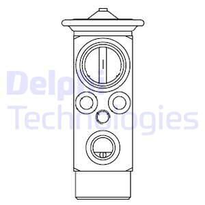 Купити CB1020V DELPHI Клапан кондиціонера
