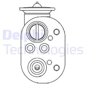 Купить CB1001V DELPHI Клапан кондиционера 2 серия (Ф22, Ф23) (1.5, 2.0, 3.0)
