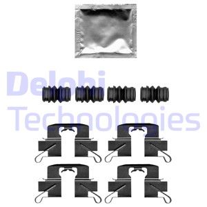 Купить LX0696 DELPHI Ремкомплект тормозных колодок Мазда 2 (1.5, 1.5 D)