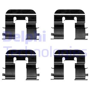 Купити LX0676 DELPHI Ремкомплект гальмівних колодок Citroen C3 (1.0, 1.1, 1.2, 1.4, 1.6)