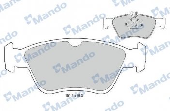 Купить MBF015111 Mando Тормозные колодки  ЦЛ Класс СЛК (2.0, 2.3, 3.2) 