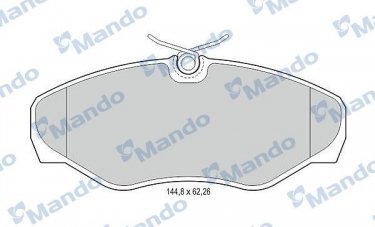 Купити MBF015021 Mando Гальмівні колодки  Espace 3 (2.2 12V TD, 2.2 dCi, 3.0 V6 24V) 