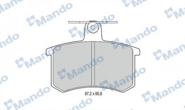 Купити MBF015365 Mando Гальмівні колодки  Audi 90 (1.6, 2.0, 2.2, 2.3) 