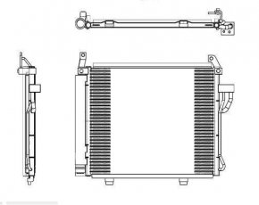 Купить 35992 NRF Радиатор кондиционера Hyundai i10 (1.0, 1.1, 1.2)