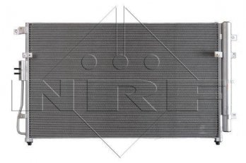 Купити 350010 NRF Радіатор кондиціонера Карнівал (2.2 CRDi, 2.9 CRDi, 2.9 CRDi LX)