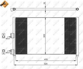 Купить 35502 NRF Радиатор кондиционера Punto 1.9 JTD