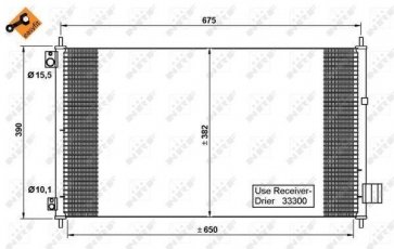 Купити 35780 NRF Радіатор кондиціонера Accord (2.0, 2.4)