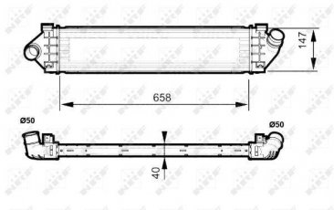Купити 30515 NRF Інтеркулер Galaxy (1.6 TDCi, 1.8 TDCi, 2.0 TDCi)
