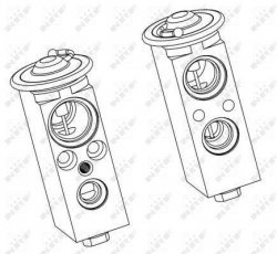 Купити 38377 NRF Клапан кондиціонера Combo (1.4, 1.4 16V)