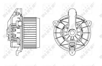 Купити 34167 NRF Мотор пічки Courier (1.0 EcoBoost, 1.5 TDCi, 1.6 TDCi)