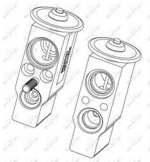 Купити 38372 NRF Клапан кондиціонера Kangoo (1, 2) (1.1, 1.4, 1.5, 1.6, 1.9)