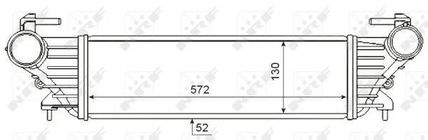 Купити 30340 NRF Інтеркулер Тіпо (1.3 D Multijet, 1.6 D Multijet)