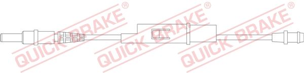 Купити WS 0207 A QUICK BRAKE Датчик зносу гальмівних колодок Citroen C5